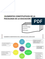 Elementos Constituitivos de La Psicologia de La Educacion