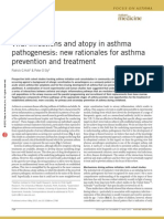 Viral Infections and Atopy in Asthma