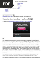 Procedure Nivel de Acesso