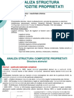 ANALIZA, STRUCTURA, COMPOZITIE, PROPRIETATI - Structura Atomului