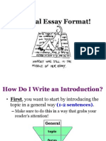 Essay Structure 101