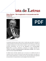 Entrevista Peter Burke (Revista de Letras)