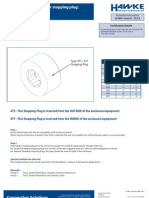 Type 475 / 477 Stopping Plug Instructions