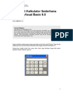 Cara Membuat Kalkulator Sederhana Menggunakan Visual Basic 6