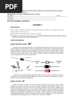 Trabalho 1 (Eletrônica 1)