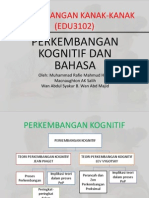 Perkembangan Kognitif Dan Bahasa Kanak-Kanak