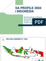 Malaria Profile 2004 in Indonesia