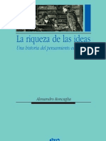 Alessandro Roncaglia La Riqueza de Las Ideas. Una Historia Del Pensamiento Economico