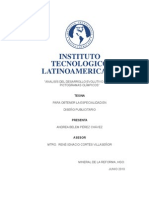 Analisís Del Desarrollo Evolutivo de Los Pictogramas Olímpicos" Tesina