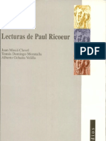 Lecturas de Paul Ricoeur