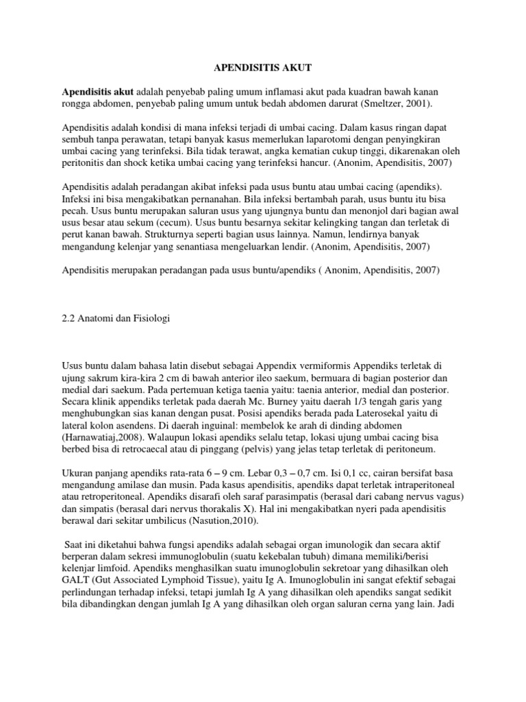 Apendisitis Akut