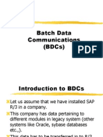 Batch Data Communications (BDCS)