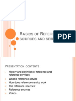 Basics Reference Source and Services