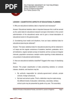 Download Module6Lesson 1 BAsic Statistical Tools in Educational Planning by ruanli SN124754213 doc pdf
