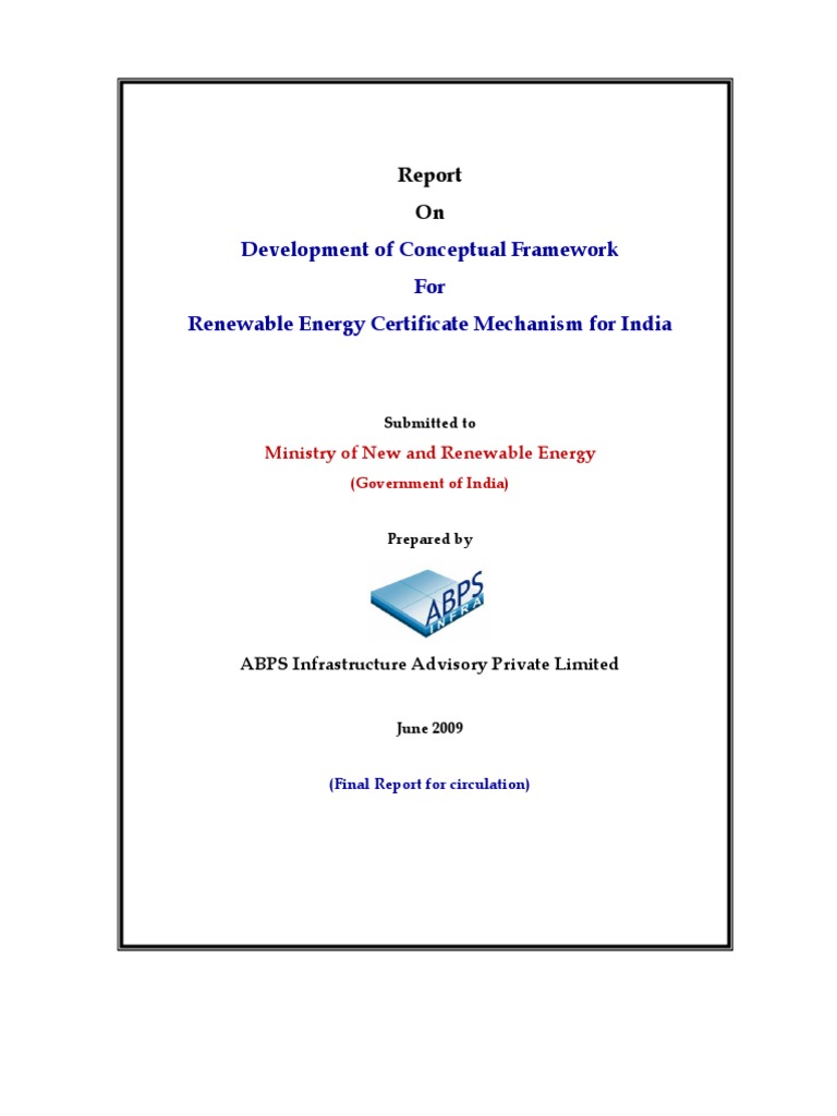Mnre Rec Report | PDF | Renewable Energy | Electrical Grid