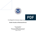 Department of Homeland Security: Civil Rights/Civil Liberties Impact Assessment