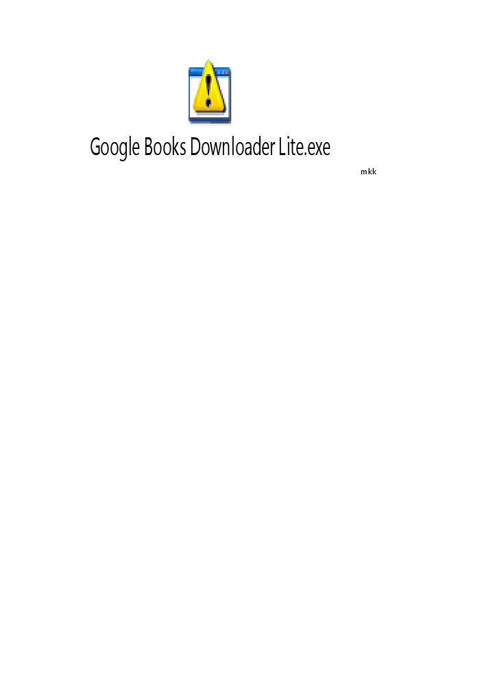 Google Books Downloader Lite - Exe | PDF