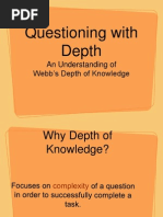 Depth of Knowledge