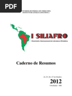 Caderno de Resumos Siliafro 2012