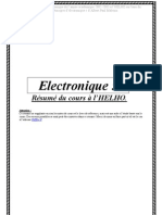 Resume Electronique PDF