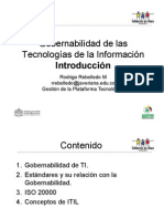 Gobernabilidad Introduccion ITIL