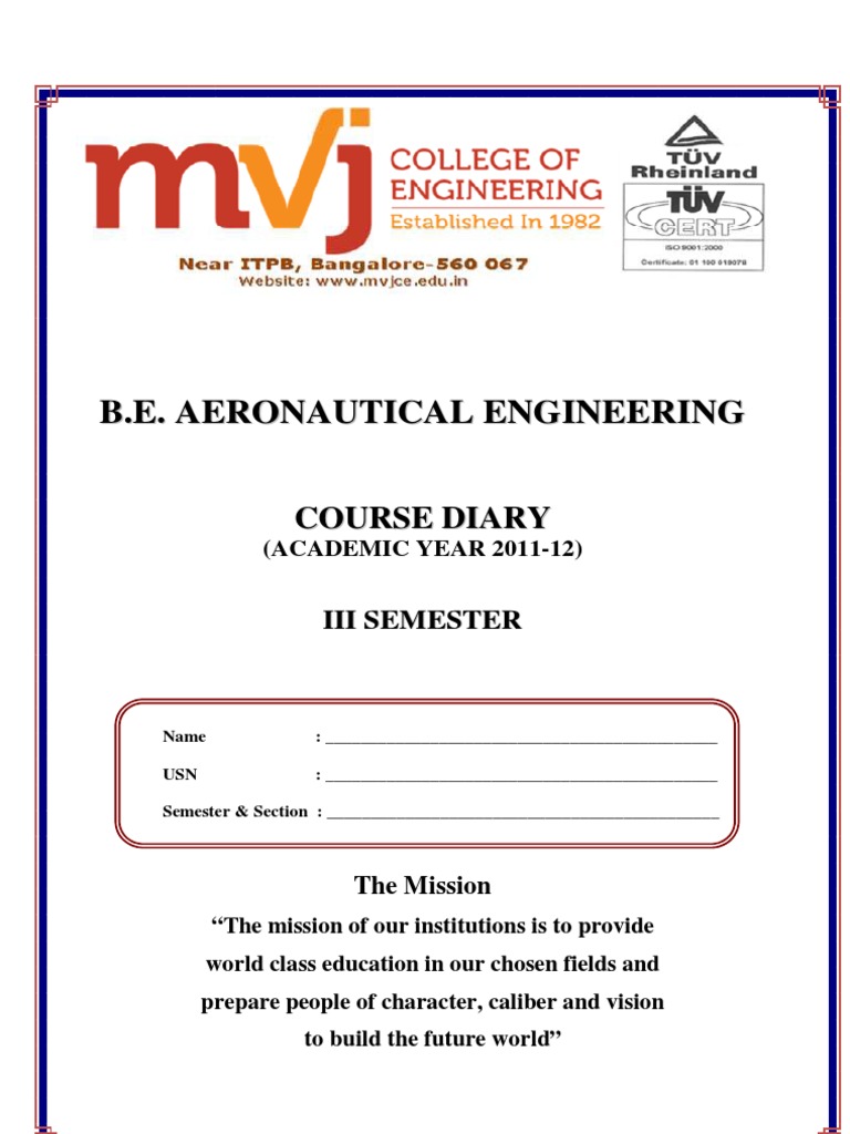 3rd Sem Course Diary | PDF | Heat | Bending