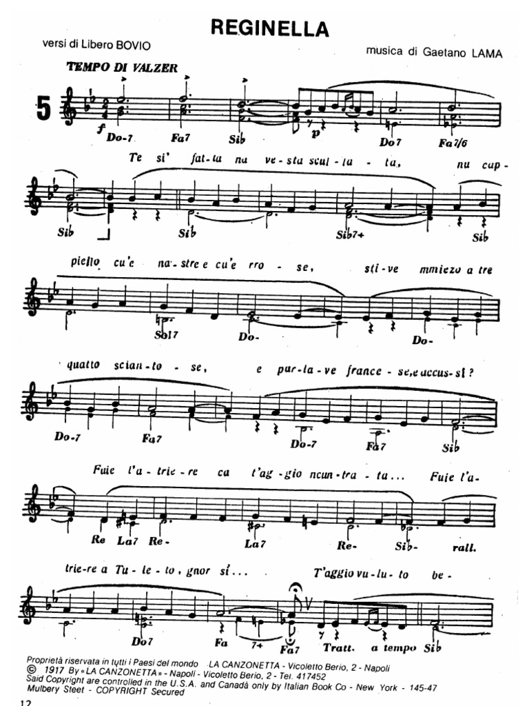 Canzoni Napoletana Spartiti Pianoforte Pdf bestefil