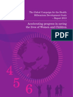 2013 Report Global Campaign for the Health MDGs Tilprint