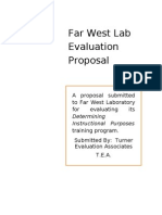 Far West Lab Evaluation Proposal