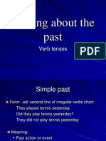 Talking About The Past: Verb Tenses