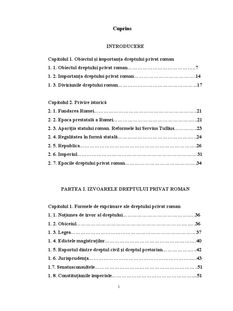 Institutii de Drept Roman | PDF