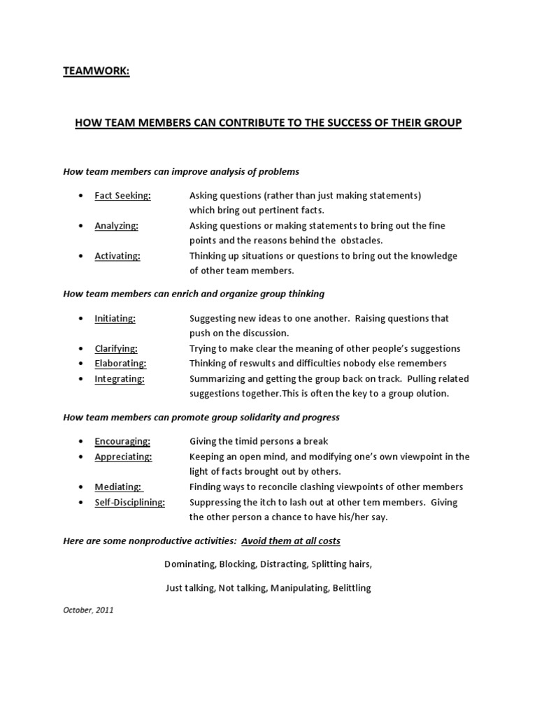 Enhancing Team Success Through Collaboration | PDF | Career & Growth ...