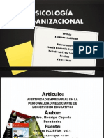 Psicología Organizacional