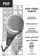 Por Todo Canto - Vol. 2 - Partituras Para o Professor