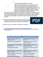 Ajuste Cambiario Versus Paquetazo de La Mud