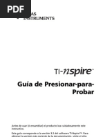 TI-Nspire Press To Test Guidebook ES