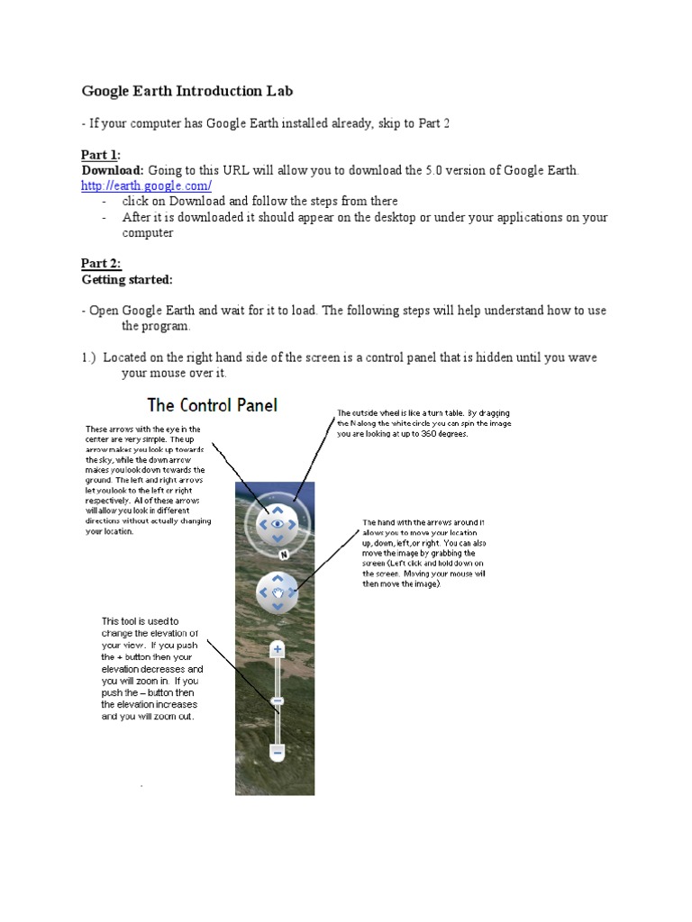 Google Earth Installation and Basics Guide | PDF | Canyon | Google