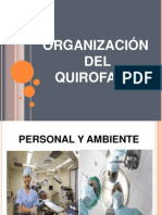 Organizacion Del Quirofano