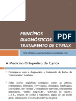 2a Unidade - Princípios Diagnósticos e de Tratamento de Cyriax