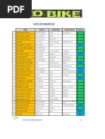 7ª Lista de inscritos no GEO BIKE CHALLENGE