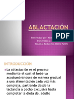 ABLACTACIÓN