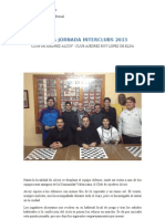 Quinta Jornada Interclubs 2013