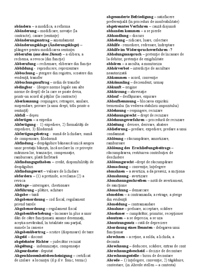 26851207 Rechtswoerterbuch Deutsch Rumaenisch