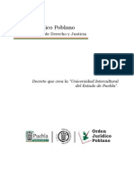 Uiep Decreto Que Crea La Universidad Intercultural Del Estado de Puebla