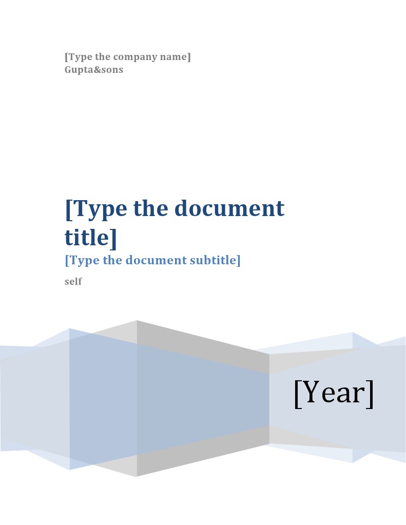 Document Title Template | PDF