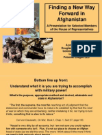 "Finding a Way Forward in Afghanistan" Col. Macgregor's Presentation for House Members 6 OCT 2009