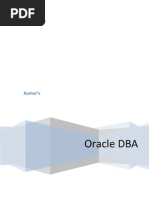 Oracle DBA Material Draft