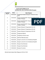 Daftar Kurikulum Ars PDF