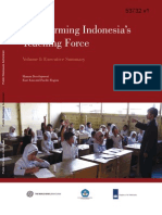 Transforming Indonesia's Teaching Force - Vol I