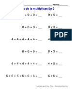 Inicio Multiplicacion 3 A 6